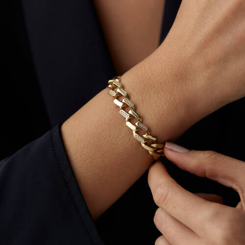 By Golden House - Taşlı Gurmet Bileklik