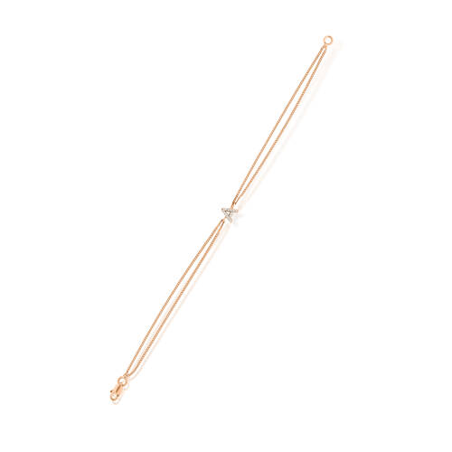 By Golden House - Taşlı Harf Bileklik (1)