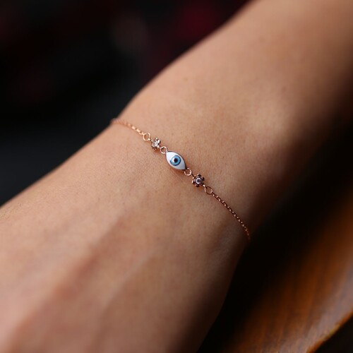 By Golden House - Taşlı Oval Mine Göz Bileklik (1) By Golden House - Taşlı Oval Mine Göz Bileklik (1)