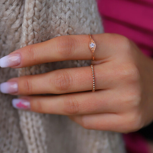 By Golden House - Tek Taş Göz Kombin