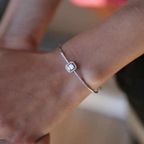 By Golden House - Tel Baget Pırlanta Bilezik