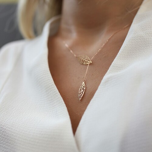 By Golden House - Telkari Yaprak Kolye By Golden House - Telkari Yaprak Kolye