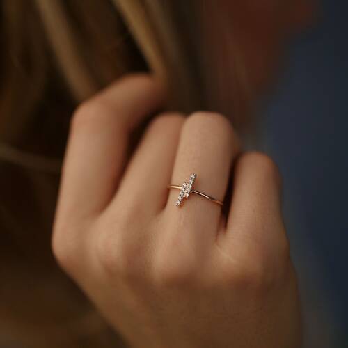 By Golden House - Tetris Yüzük