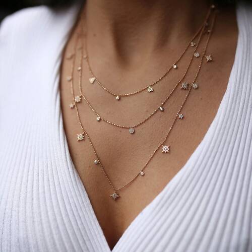 By Golden House - Tohum Taşlı Kolye Kombin