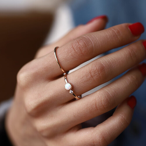 By Golden House - Tohum Taşlı Opal Kombin