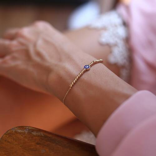 By Golden House - Top Top Gözlü Bileklik (1)