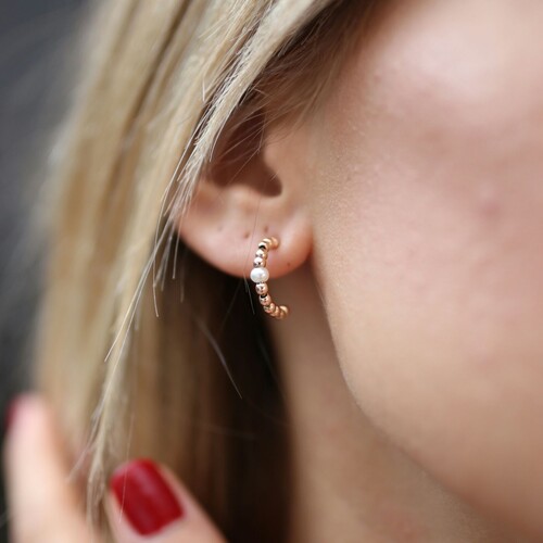 By Golden House - Top Top İnci Küpe By Golden House - Top Top İnci Küpe