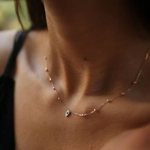 By Golden House - Top Top Markiz Mine Göz Kolye