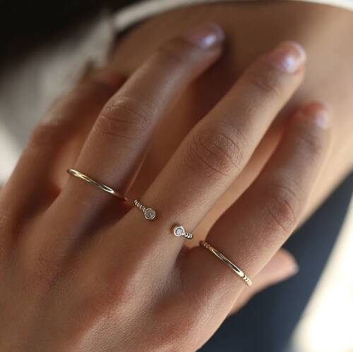 By Golden House - Top Top Taşlı Kombin