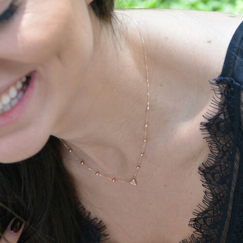 By Golden House - Top Zincirli Kalp Kolye By Golden House - Top Zincirli Kalp Kolye