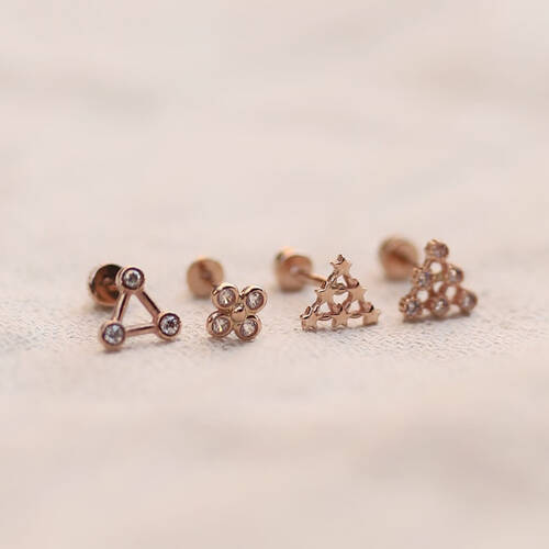 By Golden House - Tragus Piercing Model-1