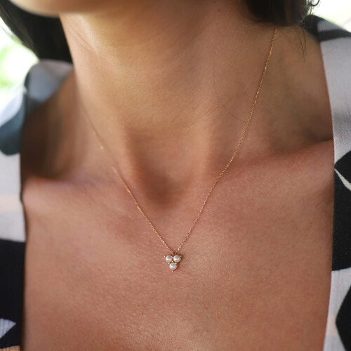 By Golden House - Tria İnci Kolye By Golden House - Tria İnci Kolye