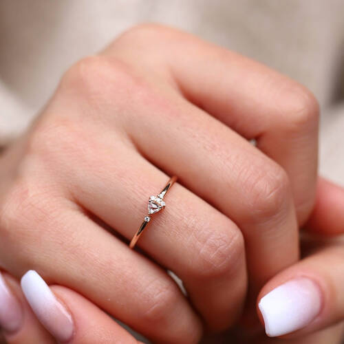 By Golden House - Triangle Pırlanta Yüzük