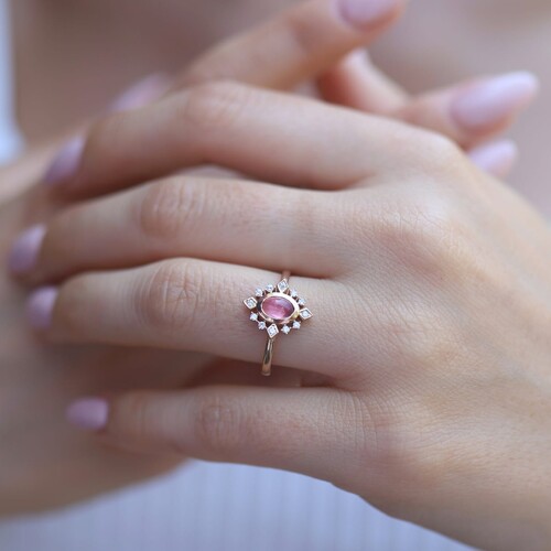 By Golden House - Turmalin Pırlanta Yüzük By Golden House - Turmalin Pırlanta Yüzük