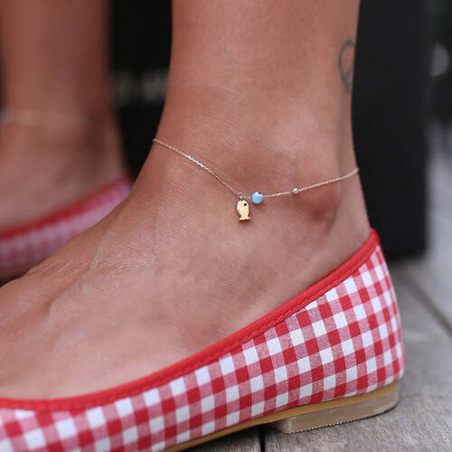 By Golden House - Üç Boyutlu Figür Halhal (1)