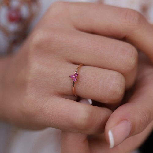 By Golden House - Üç Tohumlu Yüzük