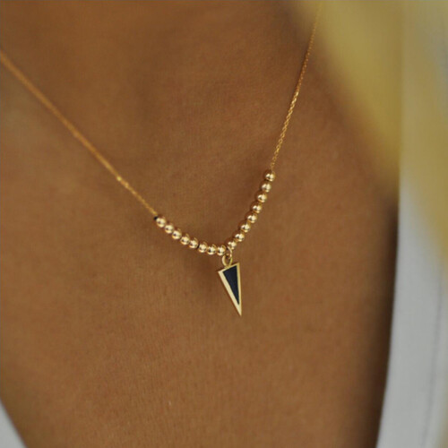 By Golden House - Üçgen Mine Kolye By Golden House - Üçgen Mine Kolye