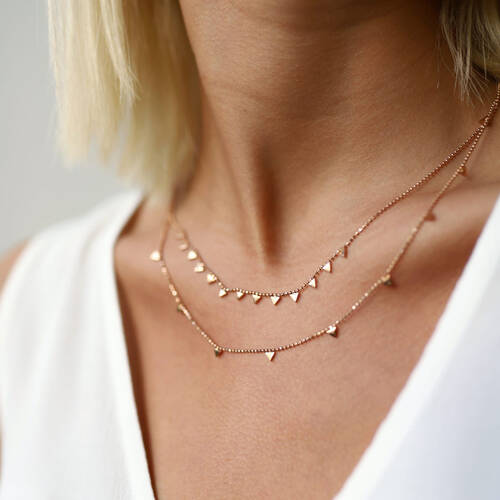 By Golden House - Üçgen Saçak Kombin