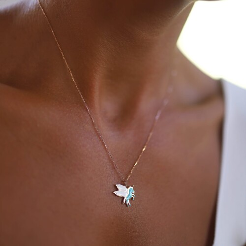 By Golden House - Unicorn Kolye By Golden House - Unicorn Kolye