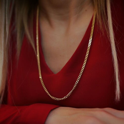 By Golden House - Uzun Zincir Kolye