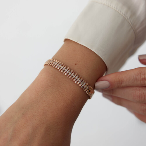 By Golden House - Victoria Series 4 Pırlanta Bileklik (1)