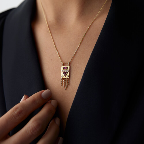 By Golden House - Vintage Püskül Kolye (1) By Golden House - Vintage Püskül Kolye (1)