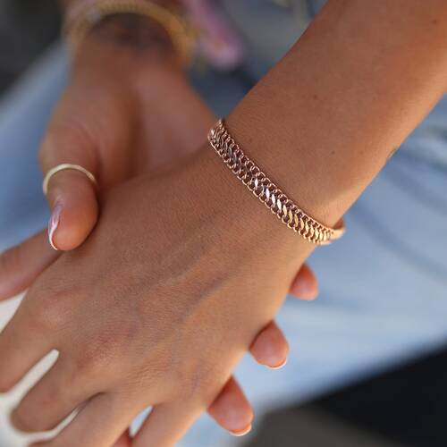 By Golden House - Viyana Örgü Bileklik