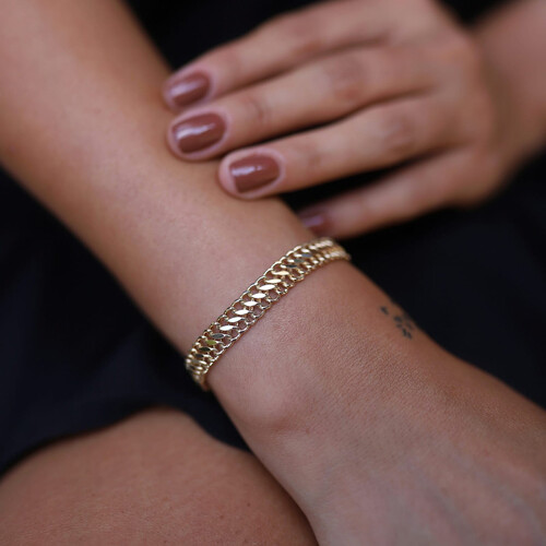 By Golden House - Viyana Örgü Bileklik (1) By Golden House - Viyana Örgü Bileklik (1)