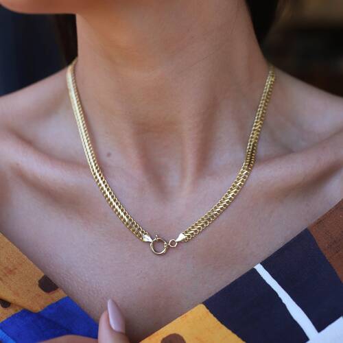 By Golden House - Viyana Örgü Kolye