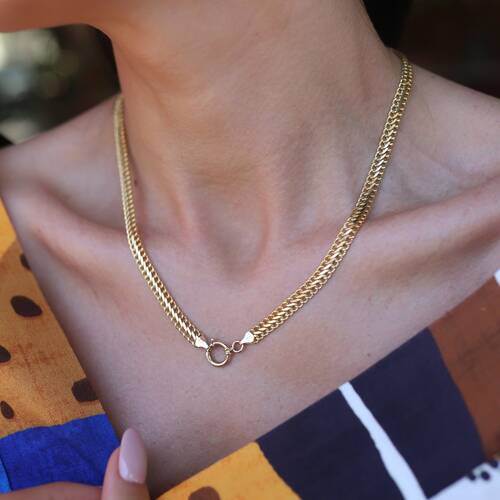 By Golden House - Viyana Örgü Kolye (1)