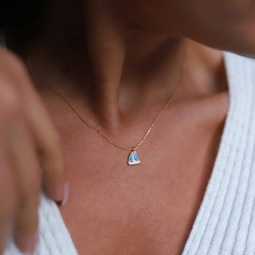 By Golden House - Yelken Kolye