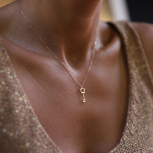 By Golden House - Yıldız Anahtar Kolye By Golden House - Yıldız Anahtar Kolye