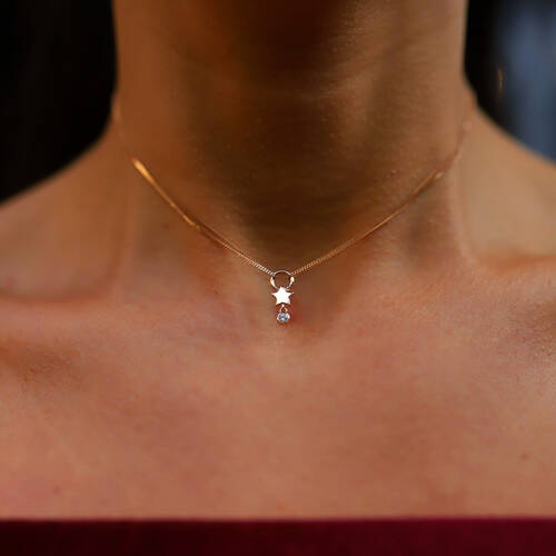 By Golden House - Yıldız Choker Kolye By Golden House - Yıldız Choker Kolye