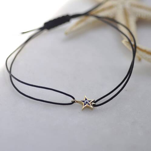 By Golden House - Yıldız İpli Mine Göz Bileklik (1) By Golden House - Yıldız İpli Mine Göz Bileklik (1)