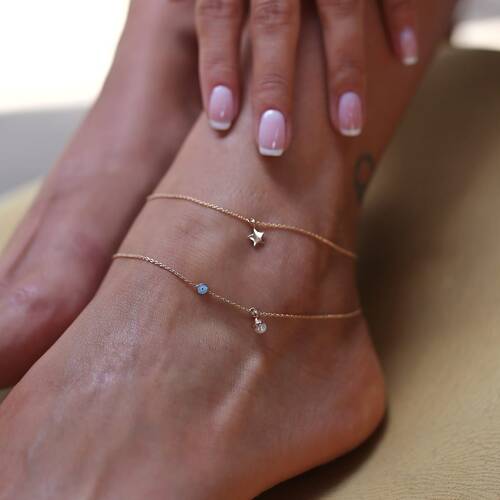 By Golden House - Yıldız Sallantılı Halhal