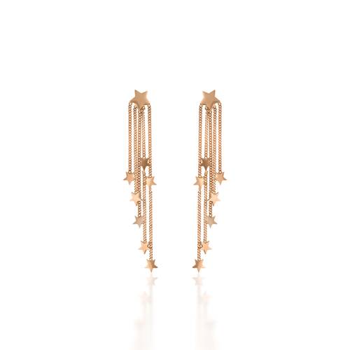 By Golden House - Yıldız Şelalesi Küpe (1)