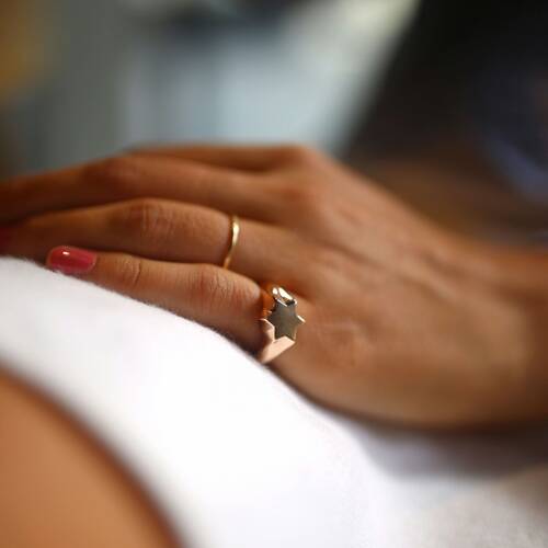 By Golden House - Yıldız Şövalye Yüzük (1)