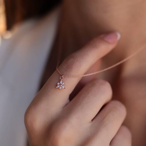 By Golden House - Yıldız Tozu Pırlanta Kolye