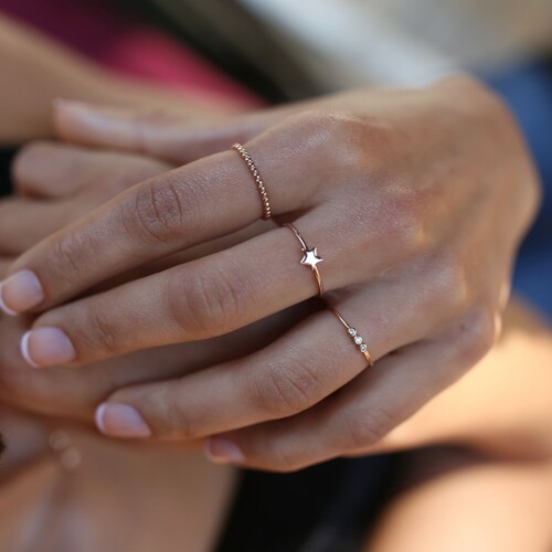 By Golden House - Yıldız Yüzük By Golden House - Yıldız Yüzük