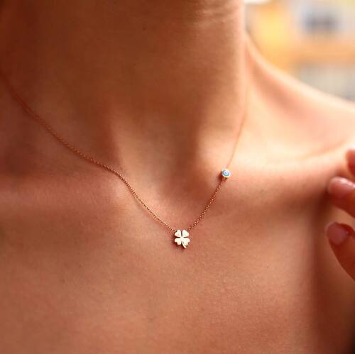 By Golden House - Yonca Mine Göz Kolye (1)