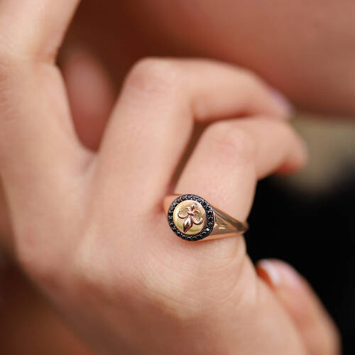 By Golden House - Zambak Şövalye Yüzük (1) By Golden House - Zambak Şövalye Yüzük (1)