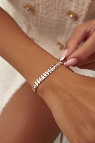 By Golden House - Zero Baget Pırlanta Bileklik