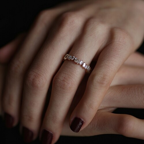 By Golden House - Zikzak Baget Pırlanta Yüzük (1) By Golden House - Zikzak Baget Pırlanta Yüzük (1)