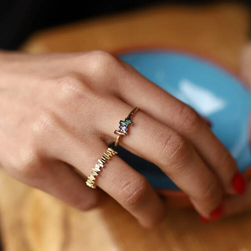 By Golden House - Zikzak Yüzük By Golden House - Zikzak Yüzük