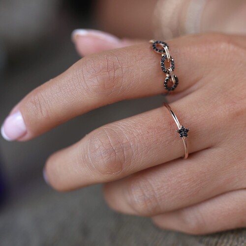 By Golden House - Zincir Halka Yüzük Kombin By Golden House - Zincir Halka Yüzük Kombin