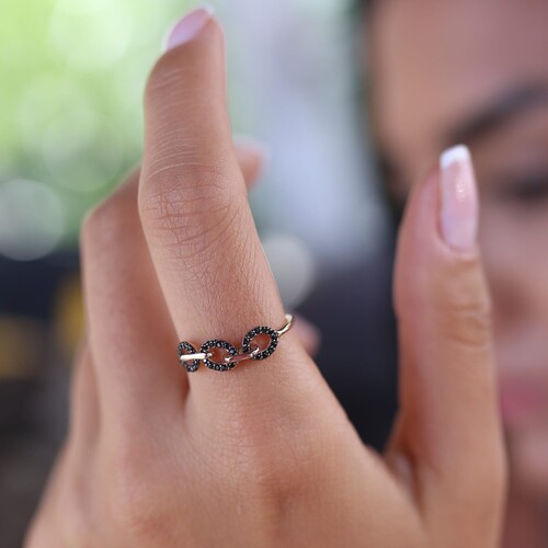 By Golden House - Zincir Halka Yüzük (1) By Golden House - Zincir Halka Yüzük (1)