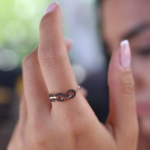 By Golden House - Zincir Halka Yüzük (1)